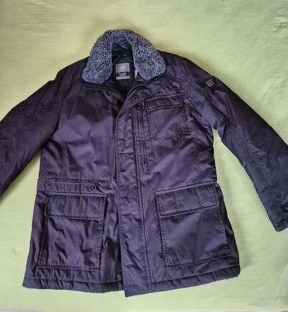 Bugatti Herren Winterjacke Gr. 50 schwarz, top Zustand!