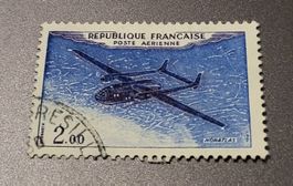 Frankreich 1963 Flugzeug briefmarke