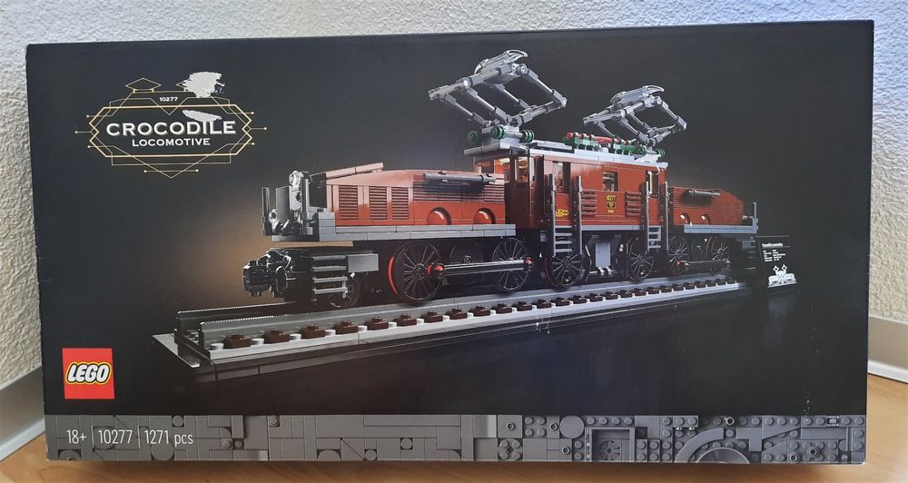 Lego Creator 10277 Lokomotive, Krokodil *FABRIKNEU* (Neu und ...