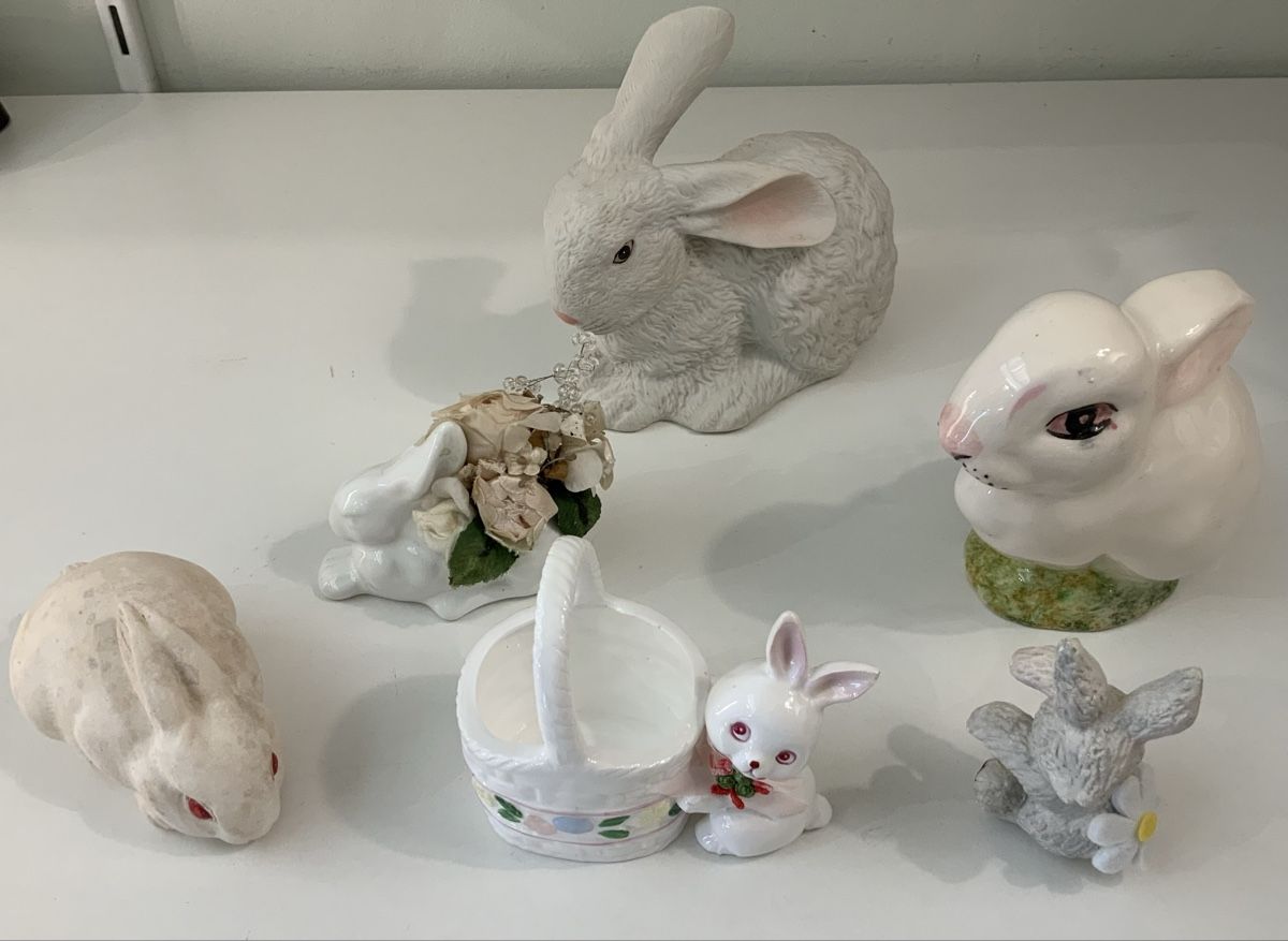 Statuette: Lot de 6 lapins – Usato da rolle venduto da Tontonjulot 1