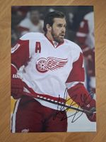NHL Legende Henrik Zetterberg A4 Autogramm persön getroffen