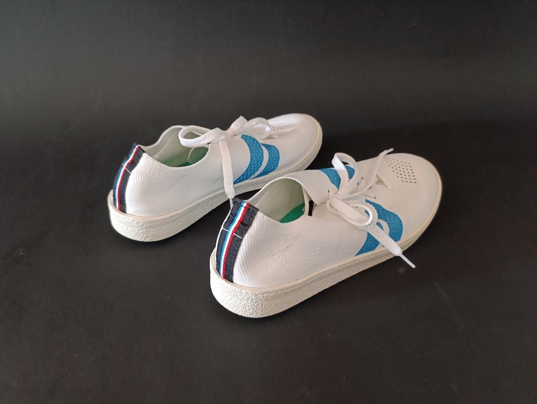 Scarpe da uomo: ECTOR Basket recyclée blanche taille 38 – Usato da Thielle venduto da Plusvalue_Neuchatel 1