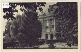 Bern - Universität und Albrecht v. Haller-Denkmal