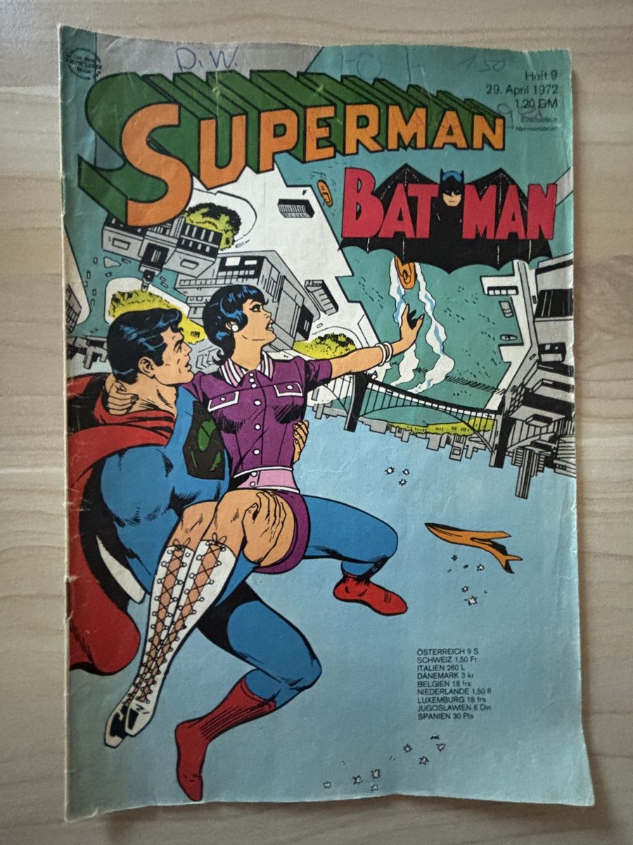 Fumetti: Superman Batman 9/1972 – Usato da Kehrsatz venduto da Raboy