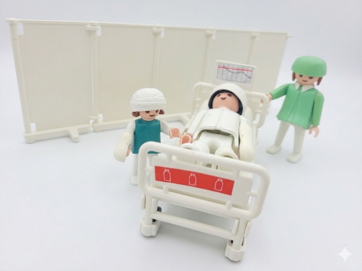 Playmobil Giocattoli: Playmobil, Krankenbett – Usato da Gunzwil venduto da Zappelhans