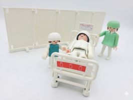 Playmobil, Krankenbett   (B)