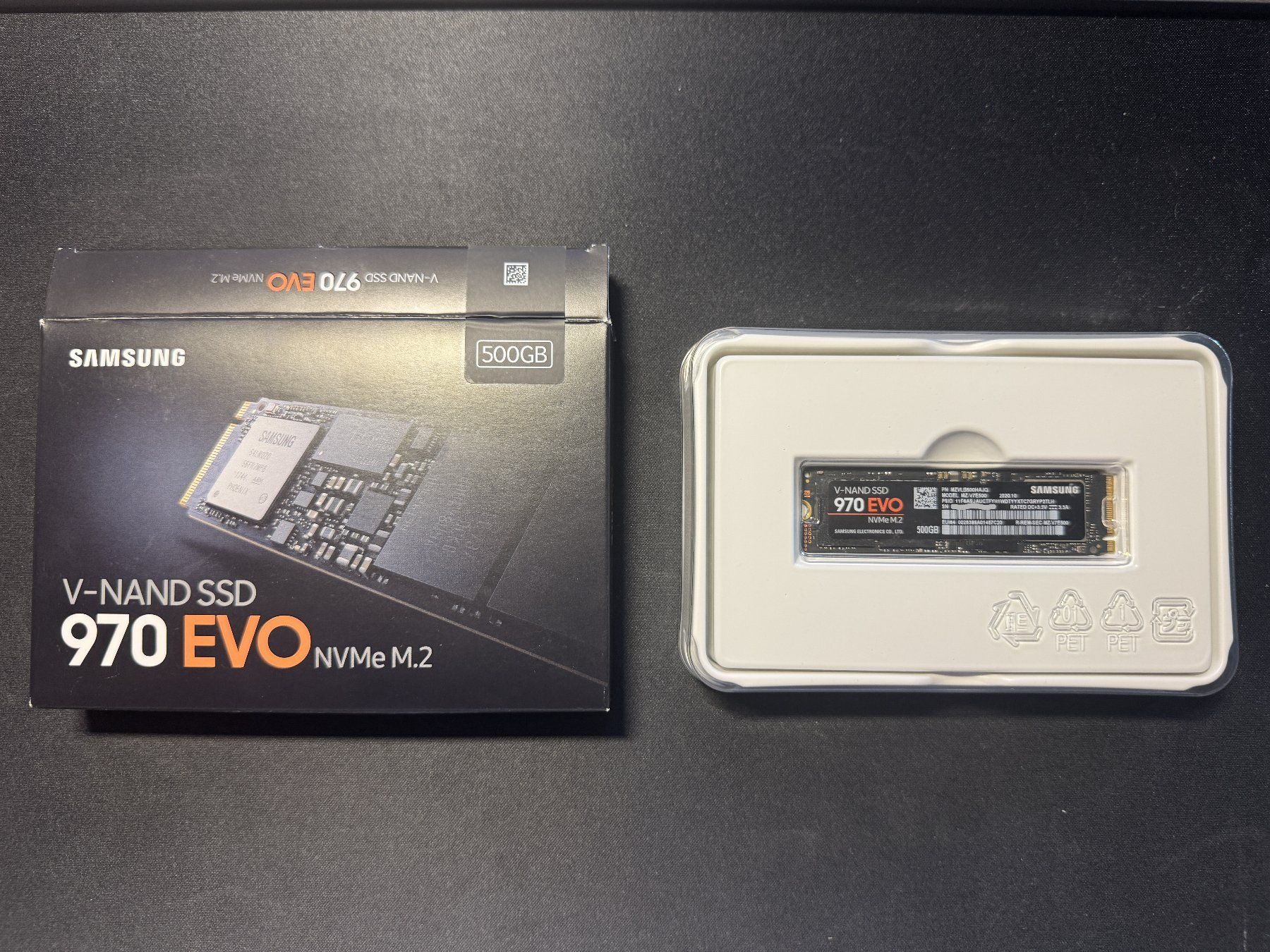 Samsung Harddisks: Samsung 970 EVO NVMe M.2 SSD – Gebraucht aus Bremgarten AG von joker_eat_world