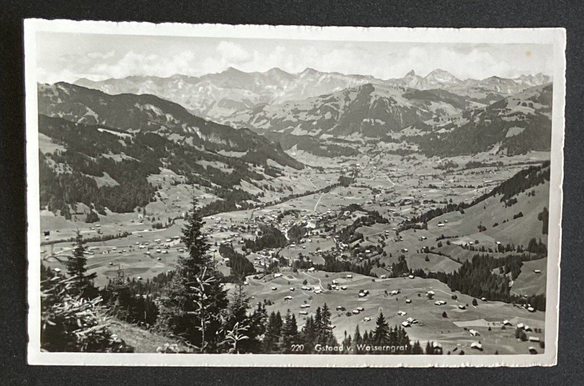 Cartoline postali: AK Gstaad v. Wasserngrat – Usato da Böckten venduto da Hansi36