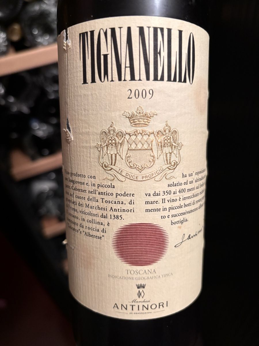 Tignanello Vino: Tignanello 2009 – Nuovo (secondo la descrizione) da Arlesheim venduto da boensen77
