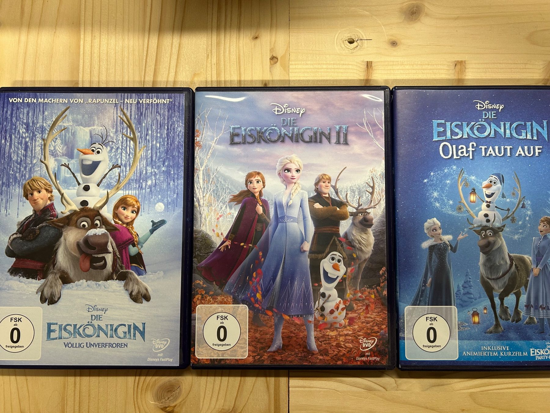Alle DVDs: 3 Frozen DVDs – Gebraucht aus Bassersdorf von Winti8406