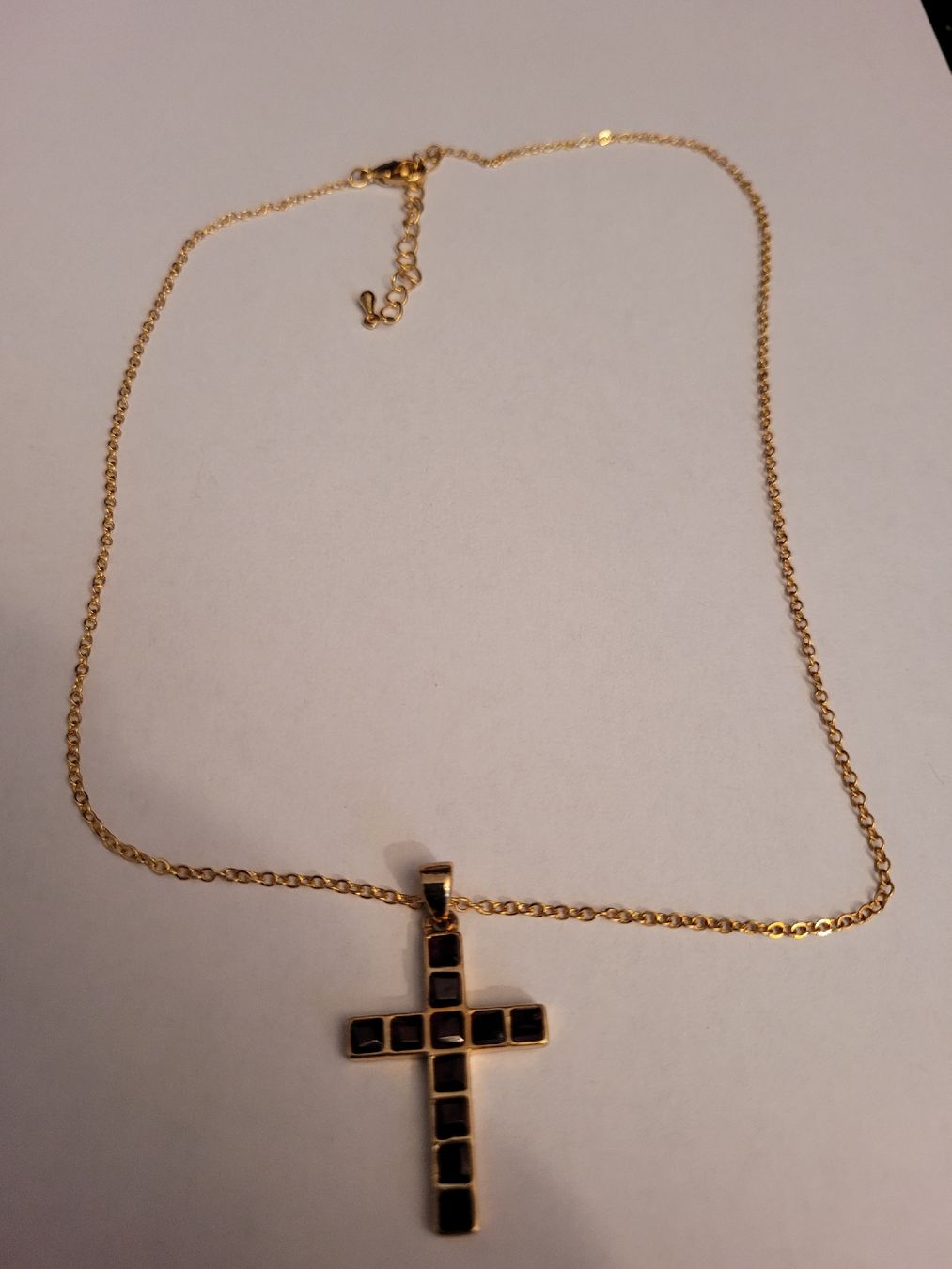 Catenine: Kette mit Kreuzanhäng – Nuovo (secondo la descrizione) da St. Gallen venduto da kamel27