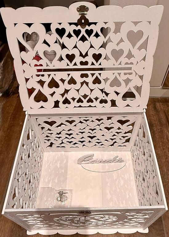 Tutte le decorazioni: Hochzeitskartenbox mit Schloss neu – Nuovo (secondo la descrizione) da Fällanden venduto da Pilli91 3