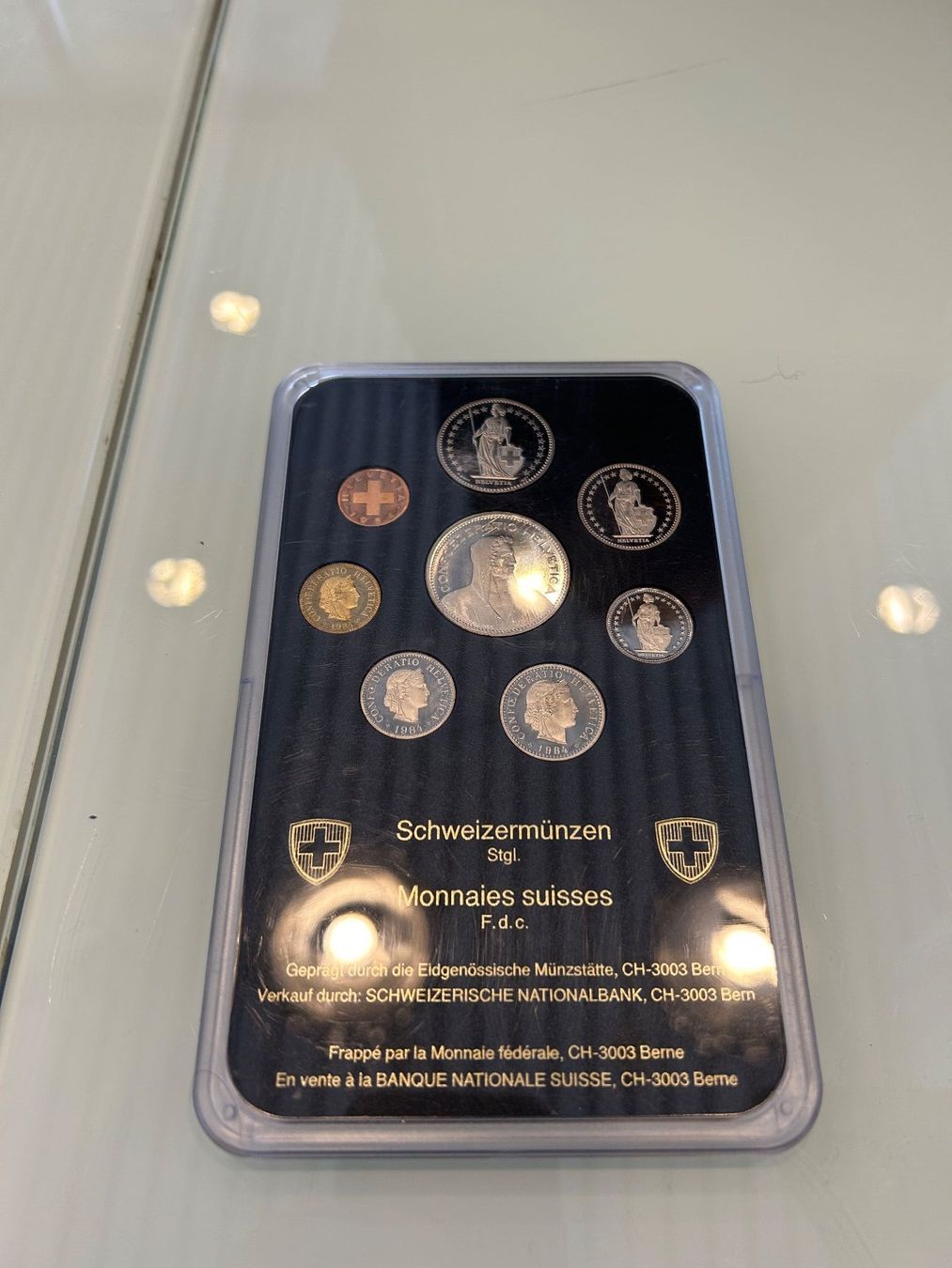 Tutti le monete: Münzsatz 1984 Stgl. – Usato da herisau venduto da hb_gold 1