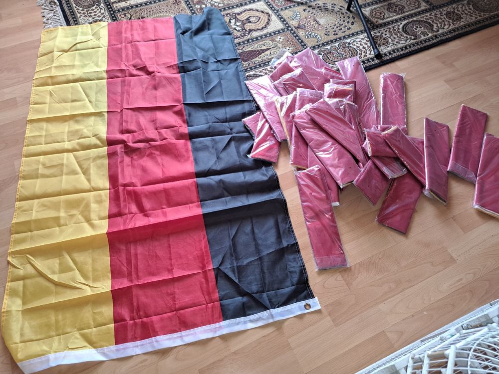 35 Deutschland Fahnen NEU UNBENUTZT (Neu (gemäss Beschreibung)) in ...