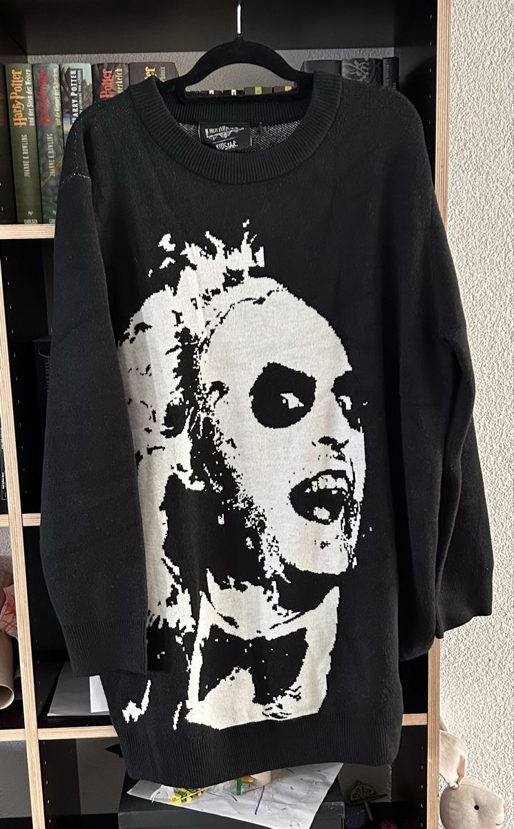 Killstar Maglioni & Felpe: Killstar Ghost With The Most Intarsia Sweater – Nuovo (secondo la descrizione) da Auslikon venduto da Trollkjerring