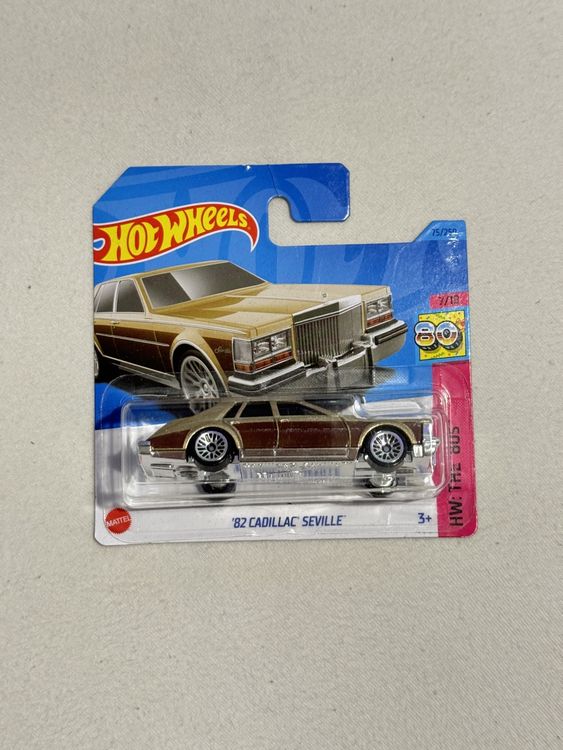 Hot Wheels Flying Colors – Cadillac Seville France – Modèle Rare, état Excellent Plus (blister Abîmé)