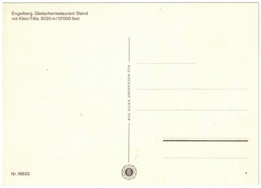 Cartoline postali: Engelberg - Luftseilbahn Stand--Titlis – Usato da Binningen venduto da Mountainrider 1