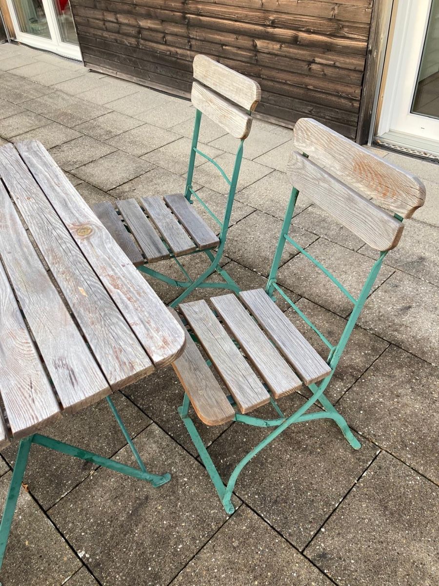 Tavoli: Retro Gartenmöbel: Tisch und Stühle  – Usato da Bülach venduto da liv_9jpb 2