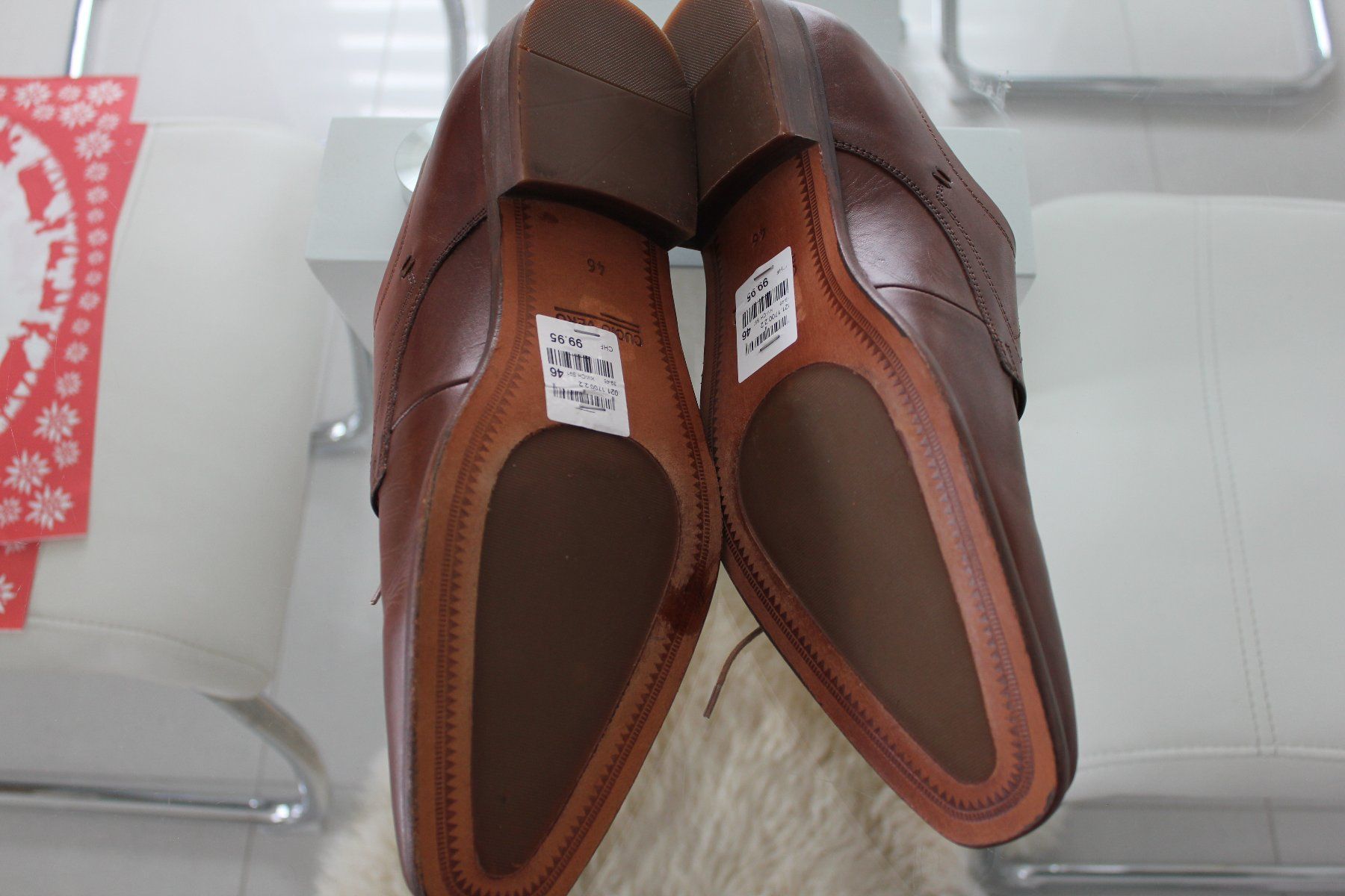 Scarpe da uomo: LederHalbschuhe grösse 46 Neu – Nuovo e nell'imballaggio originale da Riedholz venduto da Rover10 1