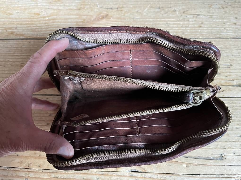 Portamonete: Campomaggi Geldbörse Fell/Leder – Usato da Meiringen venduto da Bignoddy 3