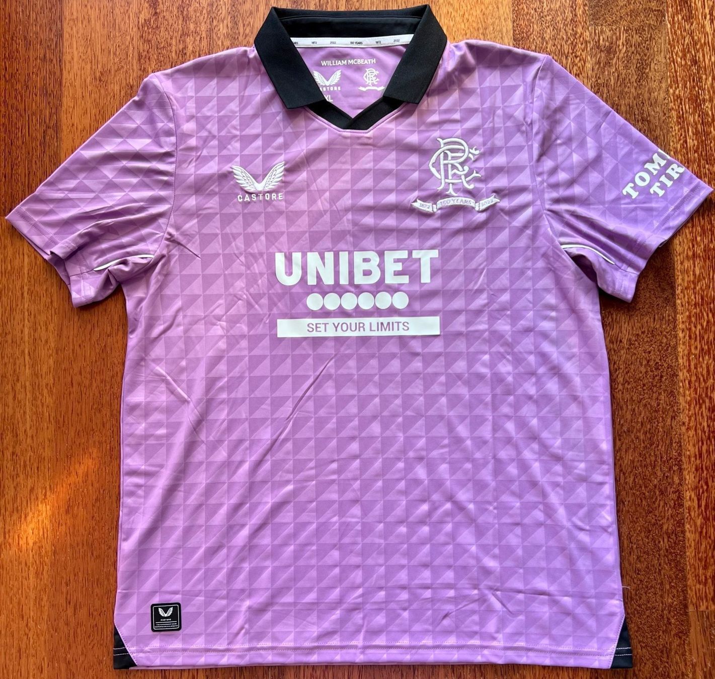 Leibchen & Hosen: Glasgow Rangers third Shirt - Saison 2021/22 – Neu (gemäss Beschreibung) aus Hermetschwil-Staffeln von Beat131