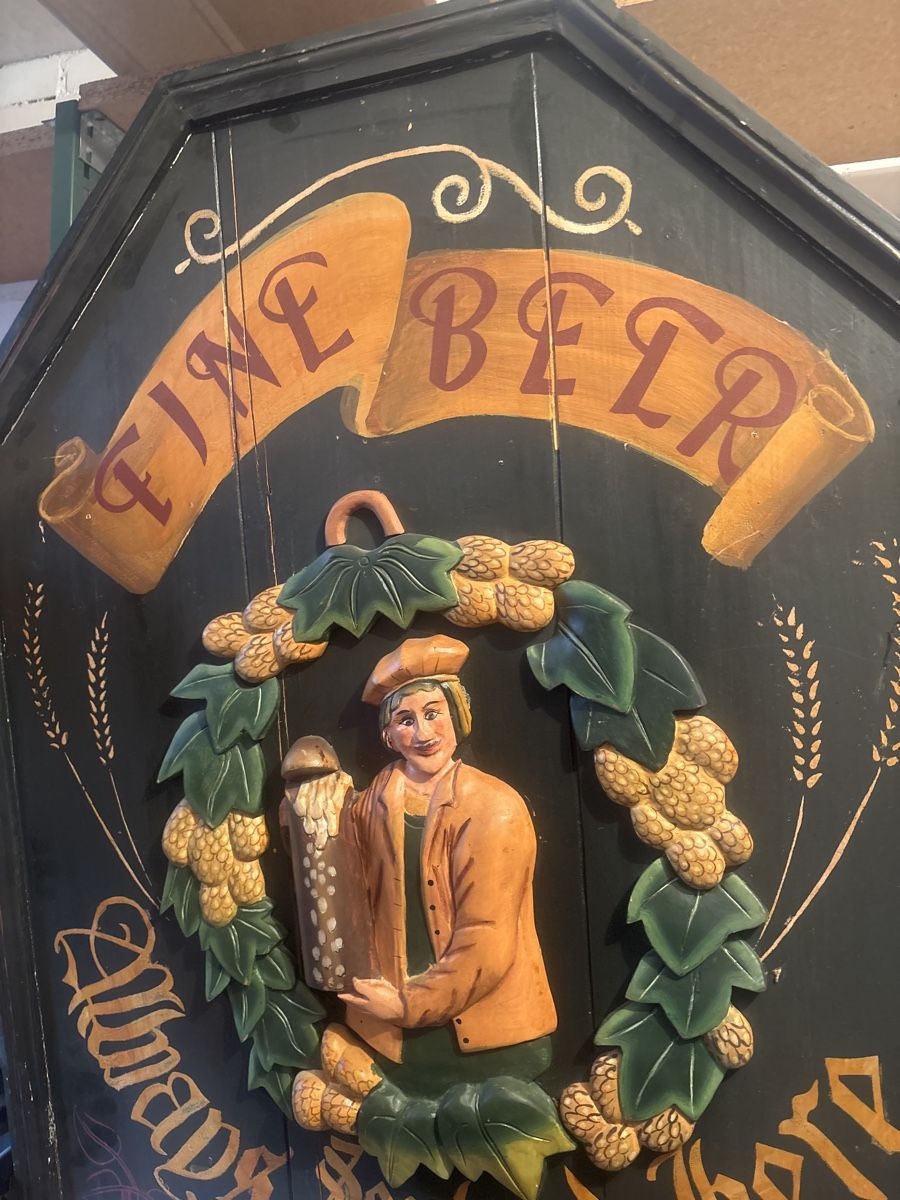 Insegne: retro Werbetafel für Bier – Usato da Kriens venduto da Wundertuete17 2
