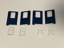 Lego Zugtüren 2xlinks 2xrechts in dark blue