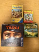 Spielesammlung: Targi, Freitag, Bohnanza & Puerto Rico