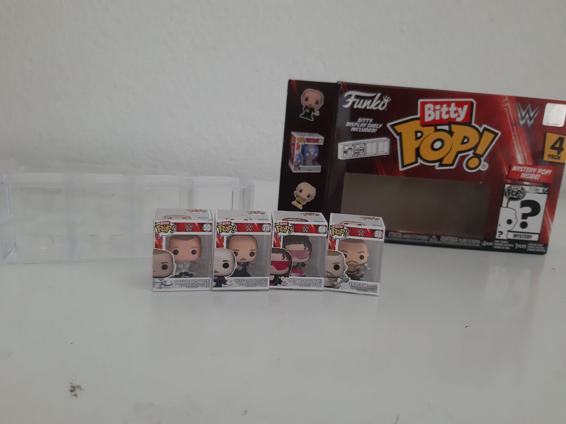 Funko Statuette: Funko Bitty Pop WWE X4 Figure Bret Hart – Usato da Buchs SG venduto da Bray_Law 3