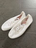 Sneaker weiss gemustert Grösse 39