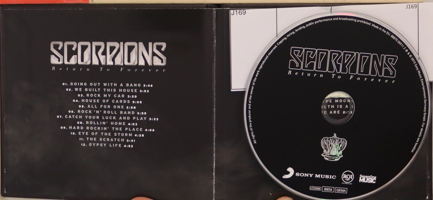 CD: Scorpions - Return To Forever – Usato da Luzern venduto da CONTENTI 1