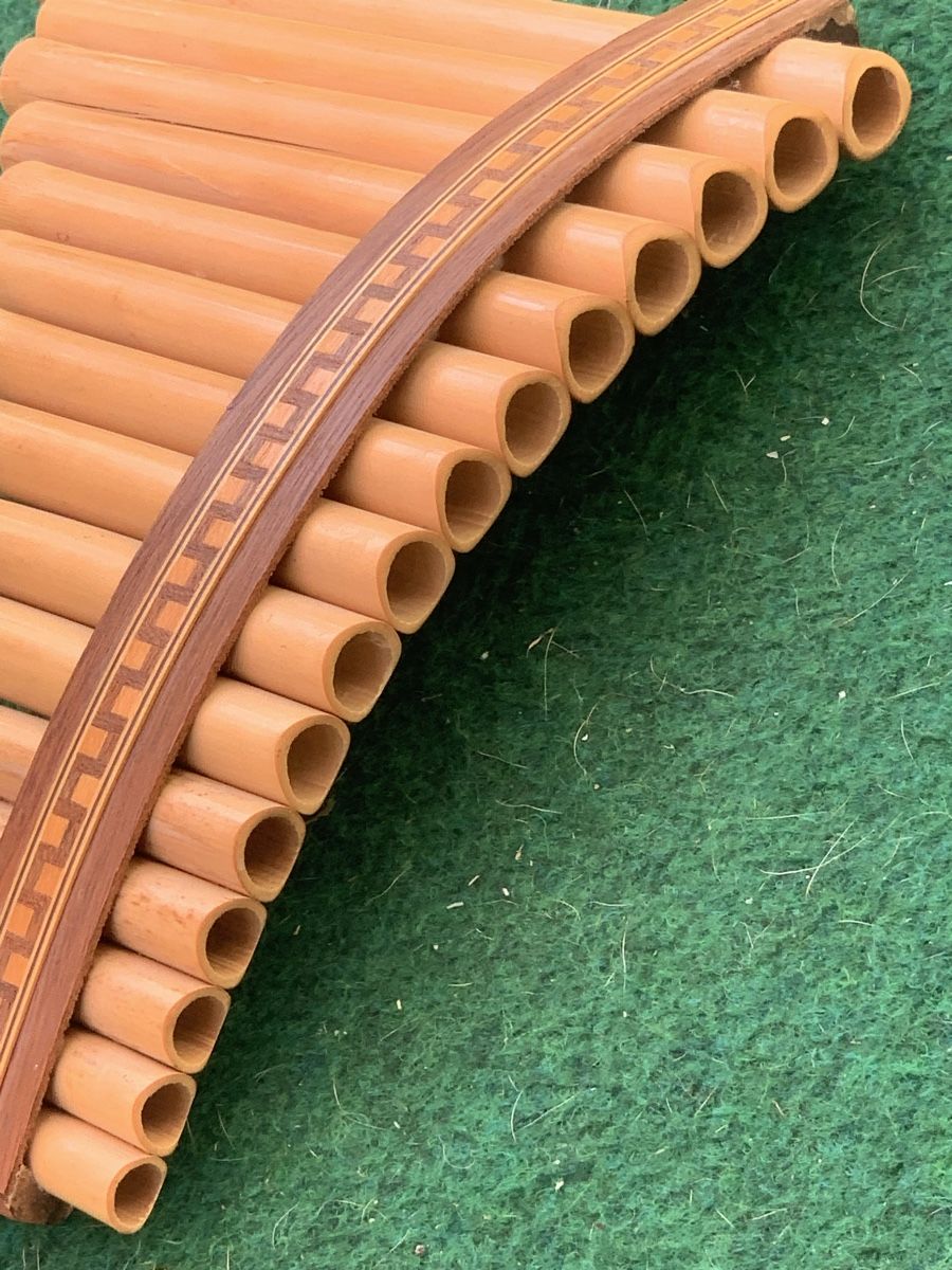 Musikinstrumente: Panflöte mit 15 Pfeifen  – Gebraucht aus Wangen b. Olten von Finolino28 6
