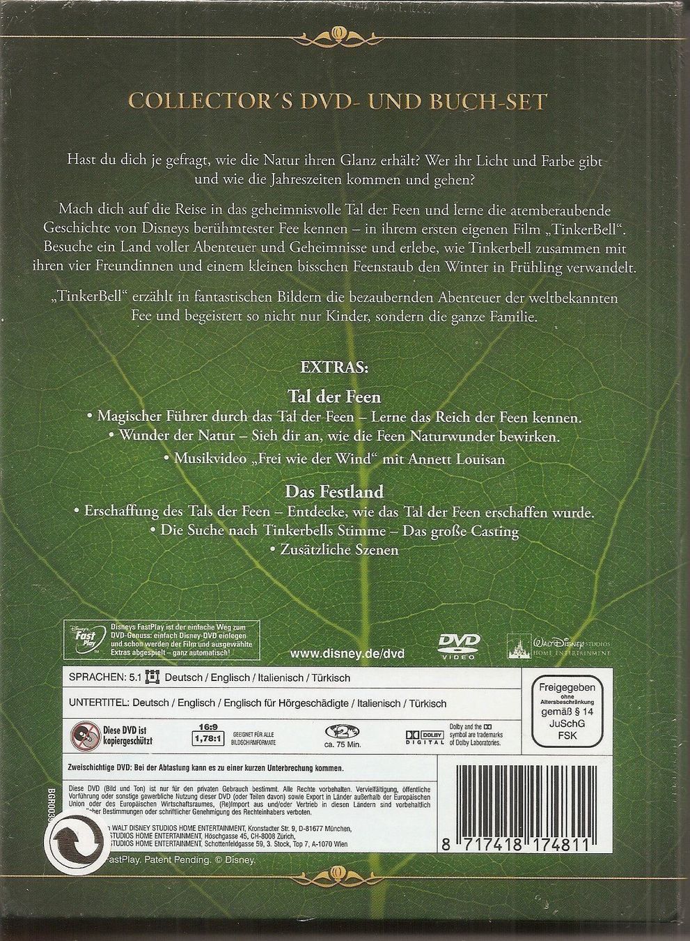 Tutti i DVDs: TinkerBell Collector´s DVD und Buch-Set – Nuovo e nell'imballaggio originale da Kölliken venduto da arwen6 1