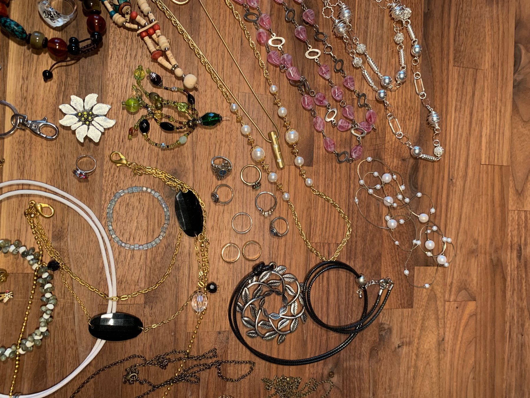 Sonstiger Schmuck: Modeschmuck Konvolut neu und alt – Gebraucht aus Steinen von Firehorse66 3