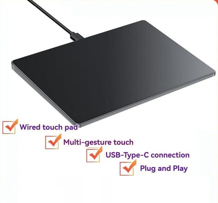 Mouse: Slim kabelgebundene USB-Touch-Maus Pad – Nuovo e nell'imballaggio originale da Geneve venduto da Titi2008 6