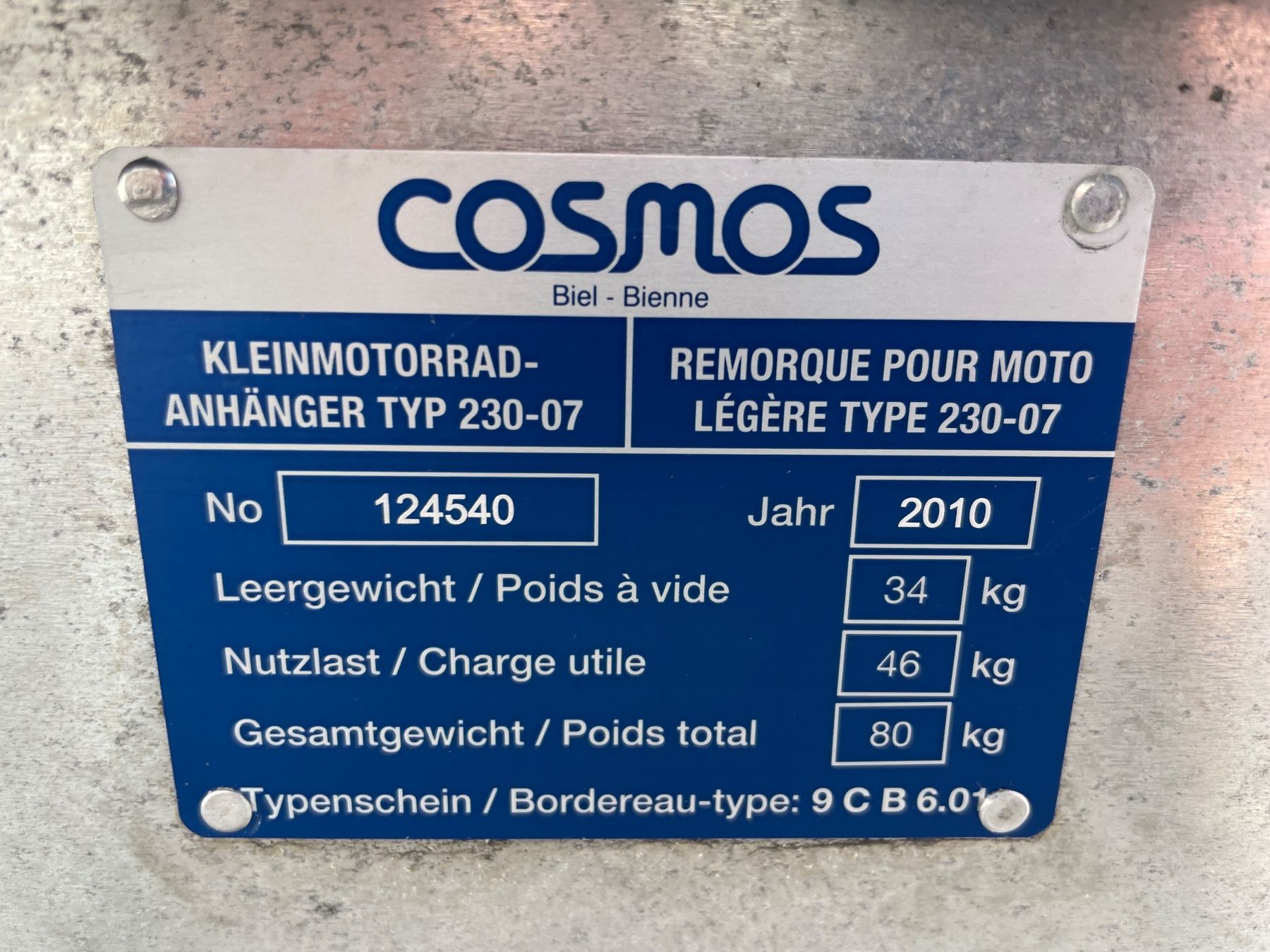 Anhänger: Postanhänger Velo- oder Töfflianhänger – Gebraucht aus Beinwil am See von Skandi0 7