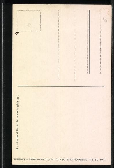 Cartes postales: Kanton Basel, So si albe d'Baselbietere- – D'occasion à Berlin par bartko-reher 1