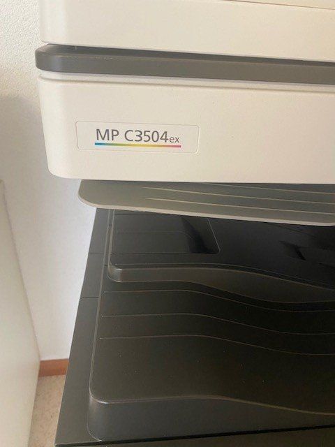 Fotocopiatrici: Ricoh MP C3504ex Farblaserdrucker – Usato da Wängi venduto da Bmo 1