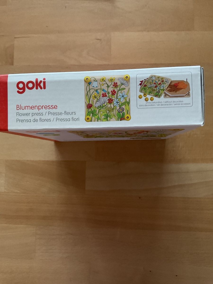 Giocattoli: Holz Blumenpresse Goki – Nuovo e nell'imballaggio originale da Wil ZH venduto da RiccardaWegmann 3