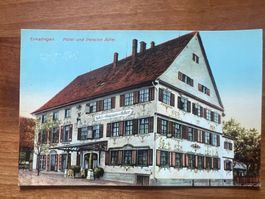AK ca 1930 Ermatingen Hotel Adler ungelaufen  (G1891)