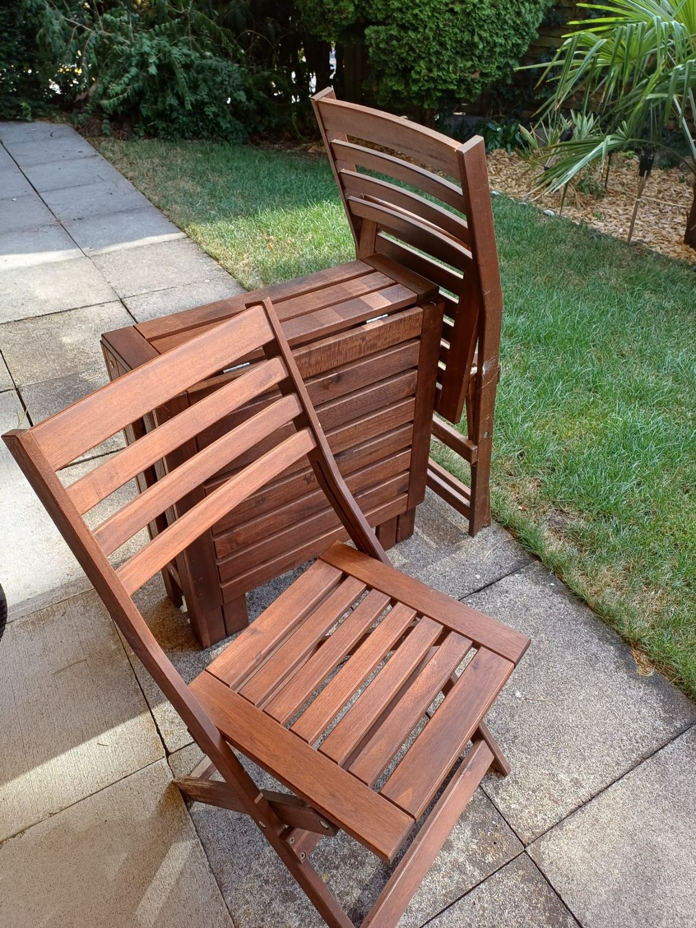 Ikea Tavoli: Klapptisch Garten mit zwei Stühlen – Usato da Erlenbach ZH venduto da usefull2 1