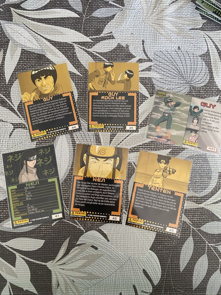 Panini Cartes à collectionner: Naruto Panini Karten Jahr 2002 – Neuf (Voir description) à Zollikofen par Shiraga 1