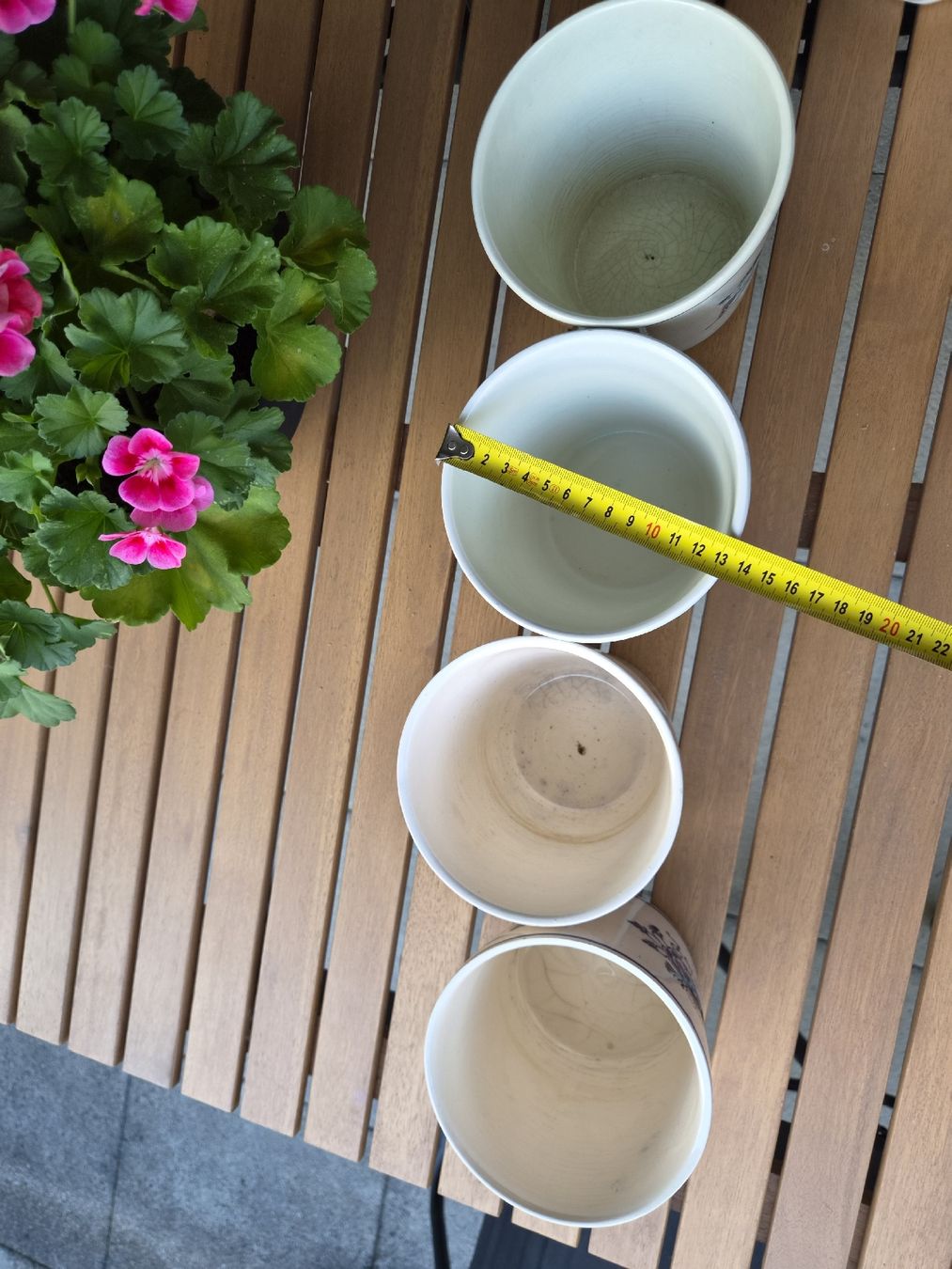 Vasi per fiori: 4er Set Original Delft Blauw Übertöpfe / Blumentöpfe  – Usato da Bülach venduto da Recherchieren 4