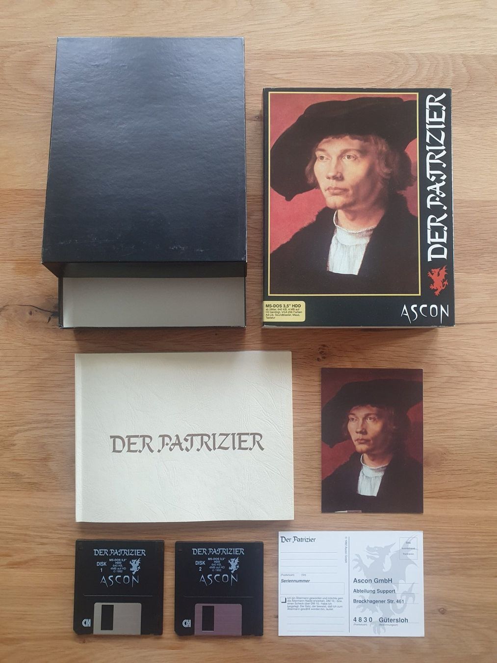 Spiele: PC Game Der Patrizier (1992) Big Box 3.5"Disketten – Gebraucht aus Greifensee von perfectioN88 3