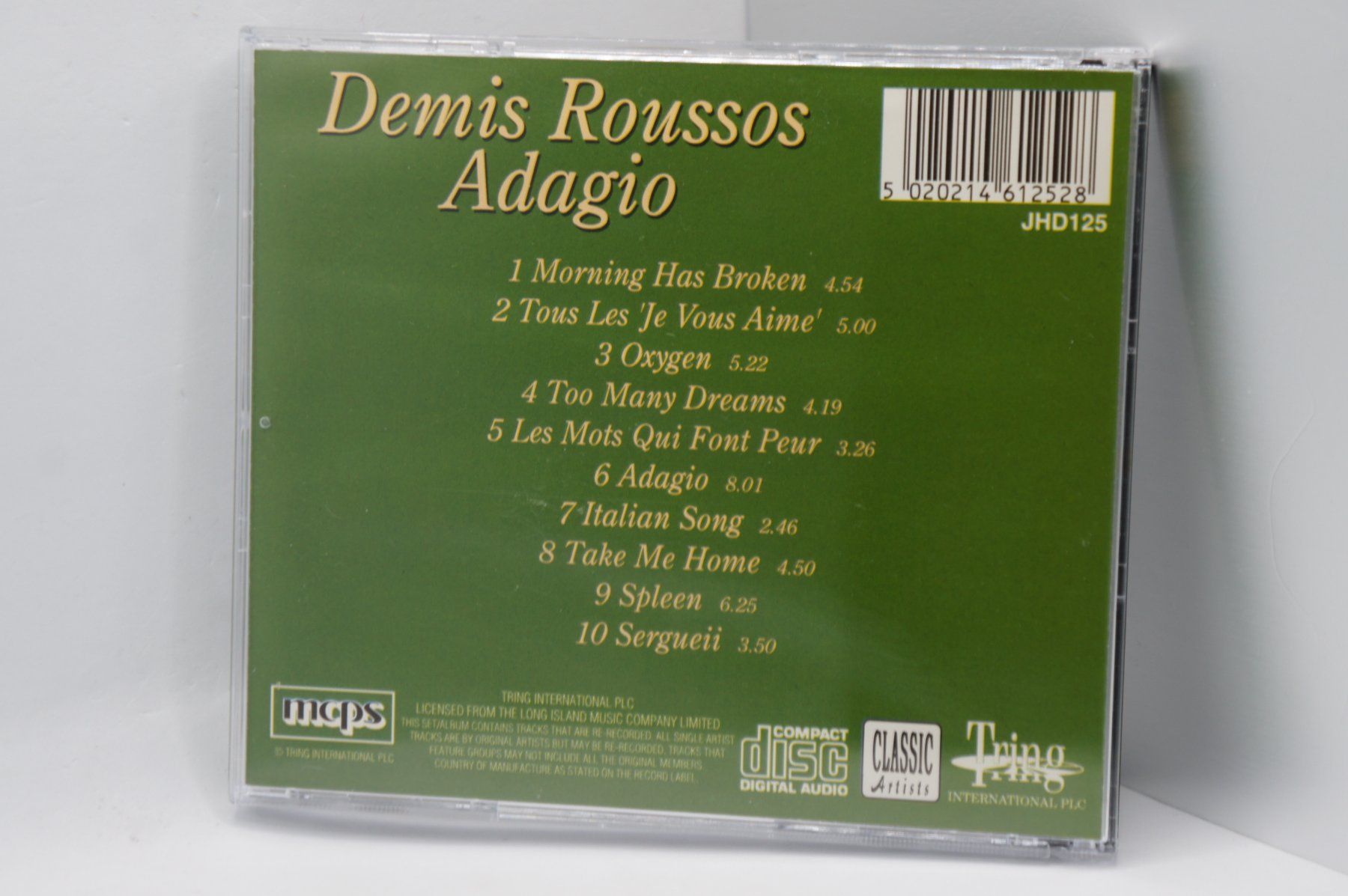 CD: CD Demis Roussos – Adagio – Usato da Ernetschwil venduto da luisvonerni 1