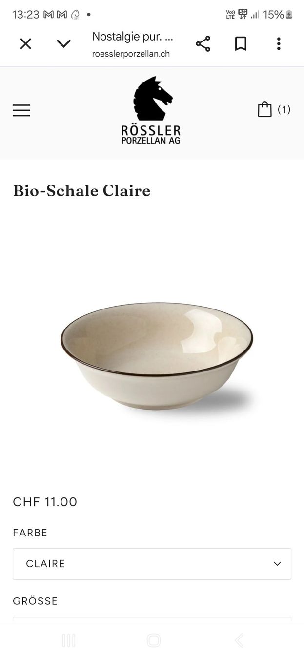 Rössler Coupes: Rössler Claire 2 Bio-Schäle – D'occasion à Brügg BE par ame_gjp8 4