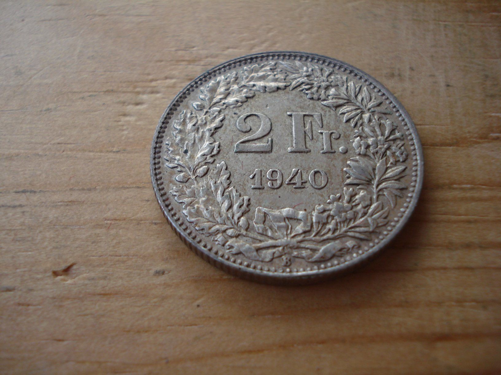 Tutti le monete: (D2) 2 Franken 1940 – Usato da Erlach venduto da Net-Coins