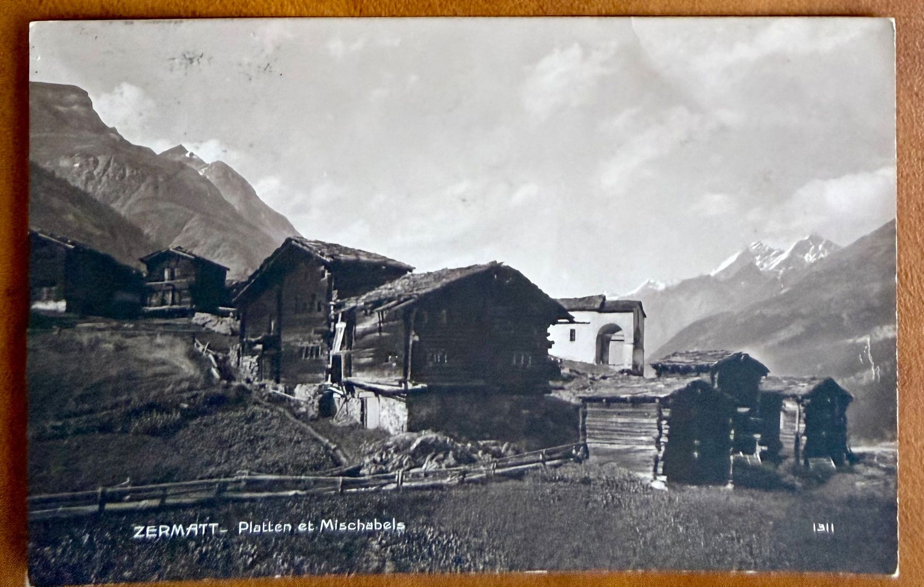 Ansichtskarten: Zermatt - Blatten 1924 – Gebraucht aus Lutry von Ediego