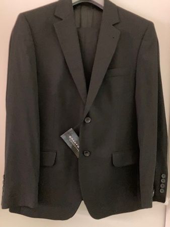 Herren Anzug /Sakko mit 2 Hosen Set /NEU/ Gr.24  Schwarz