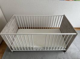 MIMI Babybett 70 x 140 inkl. Lattenrost und Matratze
